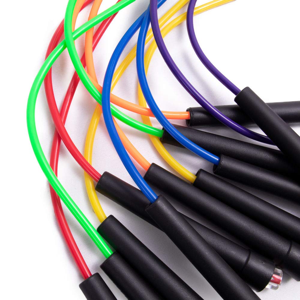 Snapklik.com : 8 Ft. Speed Jump Ropes, Six Pack - Boxing, MMA, Cardio ...