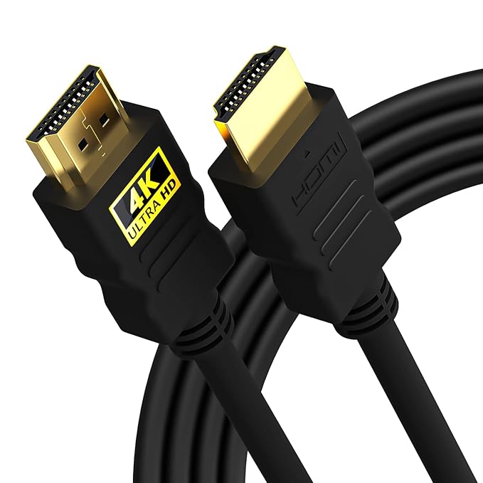 Sounce HDMI Cable 4K High-Speed HDMI Cord 18Gbps with Ethernet Support 4K 60Hz Compatible with UHD TV, Monitor, Computer, Xbox 360, PS5 PS4, Blu-ray, and More 1.5 Meter (5FT, Black) at Rs. 149