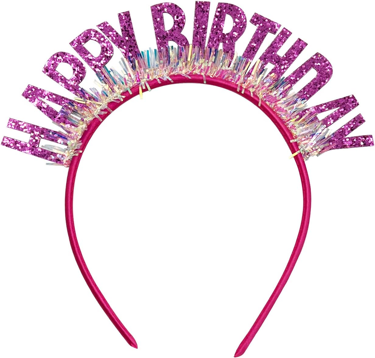 ATCYMIBirthday Headband Tiara Crown for Women Party Decorations Supplies (Red)