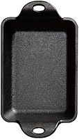 Vista 8 de Lodge HMSRC - Mini servidor rectangular de hierro fundido mejorado y sazonado con calor, 10 onzas, color negro