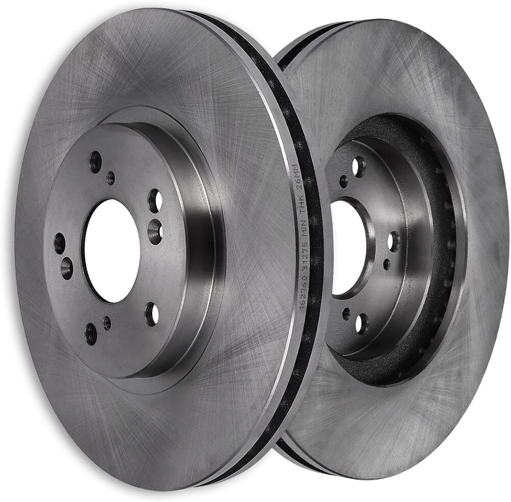 SCITOO Front Disc Brake Rotors Kits Fit For Acura CL/Acura MDX/TL/TSX,For Honda For Accord 2003-2015,For Honda Odyssey 1999-2004,For Honda Pilot 2003-2008