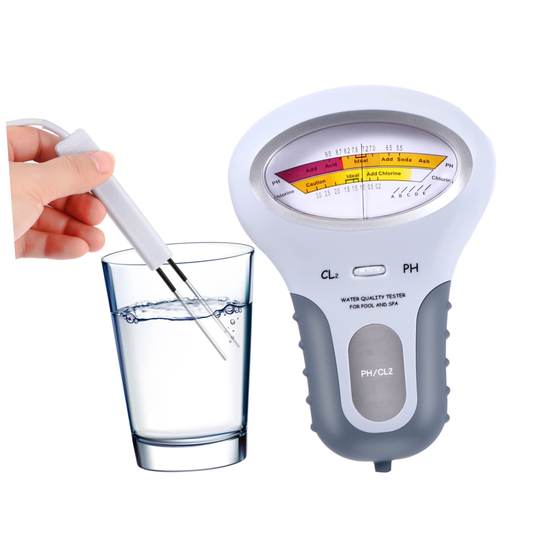 Testeur De Ph Pour Piscine 4 Pièces Facile À Utiliser Pour Mesurer Le Ph De Leau Des Piscines Et Des Spas