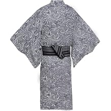 Fancy Pumpkin Jinbei Men's Yukata Kimono Japanese Robe Pajamas A3/Size M