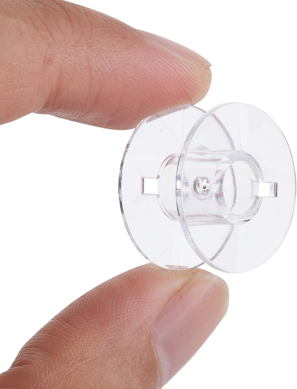 25 Pcs Clear Resin Sewing Machine Bobbins for Any Automatic — Amazon image 4