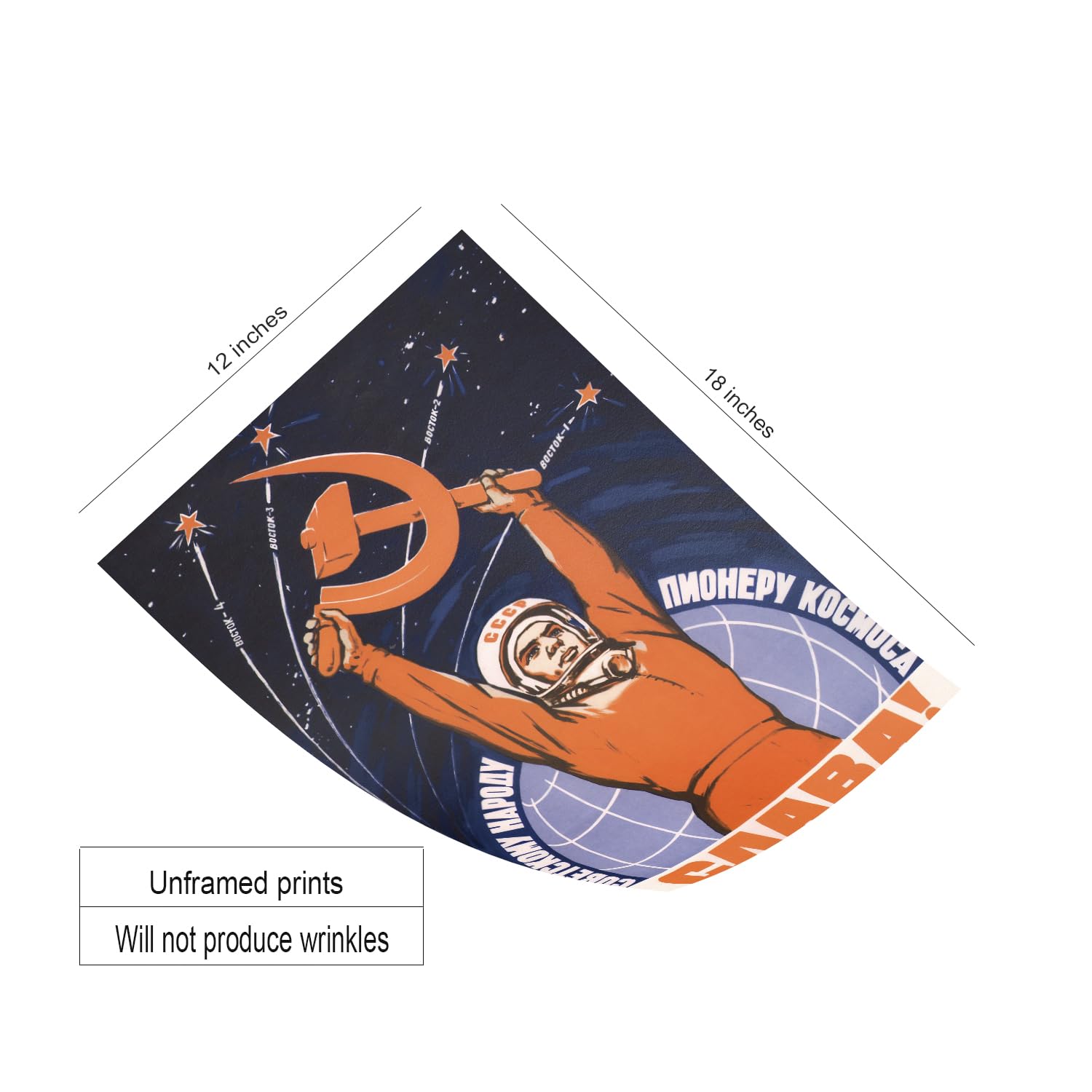Fanion URSS Pionniers Soviétiques Propagande Communisme - Décoratif Vintage - Occasion