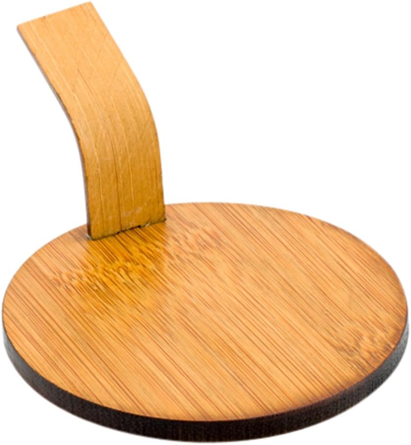 Restaurantware 3 Inch Bamboo Serving Plates 100 Round Pastry Plates - With Handle Disposable Bamboo Mini Bamboo Plates For Appetizers Or Snacks