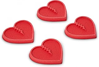 Crab Grab Mini Hearts Traction Pad Red, One Size
