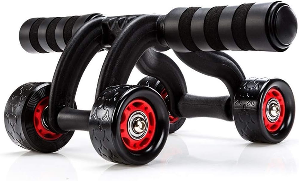 Plush Toys Wheel Roller Core Training Roller Abdominal Workout Equipment Exercise and Fitness Wheel at Home with Knee