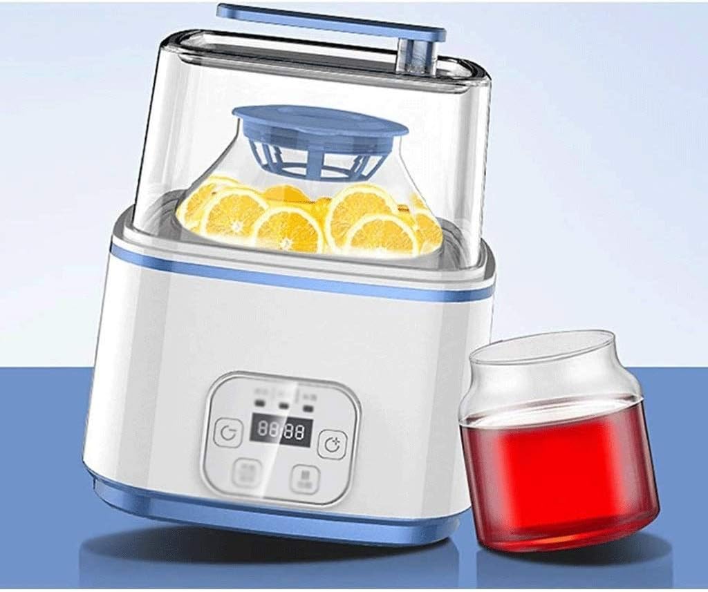 Household 2L Large Capacity Yogurt Machine, Fully Automatic Multi-functional Yogurt Machine, Enzyme Machine, Rice Wine Machine, Glass Liner