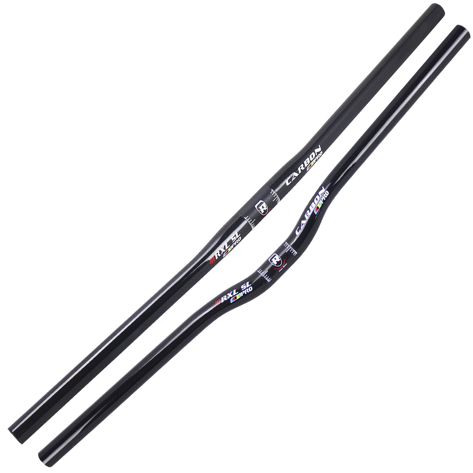 RXL SL guidon carbone velo 25.4mm noir 3k brillant vtt guidon 700mm
