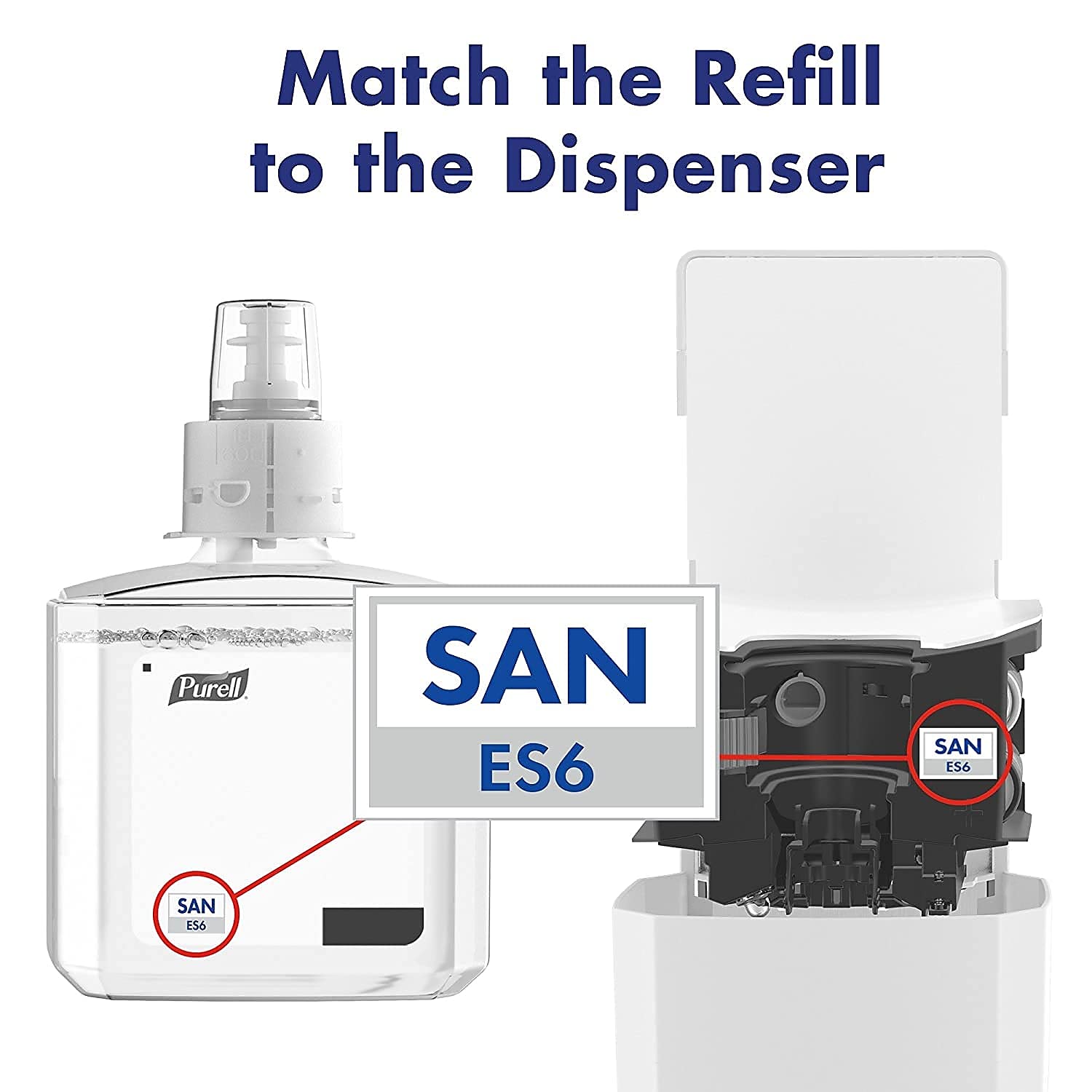 MESSENGER ES6 - Soporte para suelo con dispensador (plástico, 1200 ml), color plateado y blanco