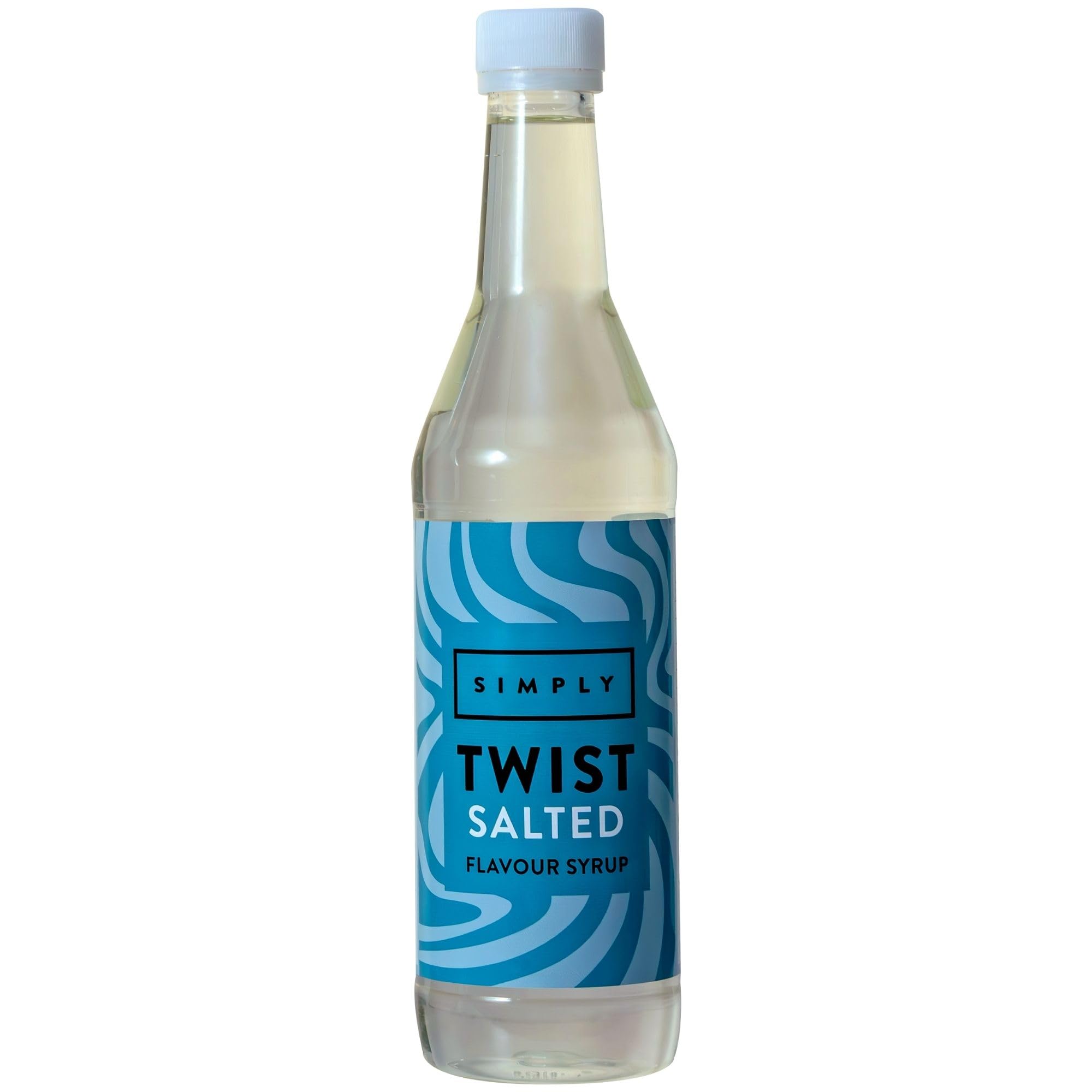 Simply Twist Salted Flavour Coffee Syrup (485ml) – Add a Touch of Luxury to Hot Chocolate, Lattes & More – Vegan Syrup for Coffee Drinks – For Baristas, Cafés & Creative Home Brewers