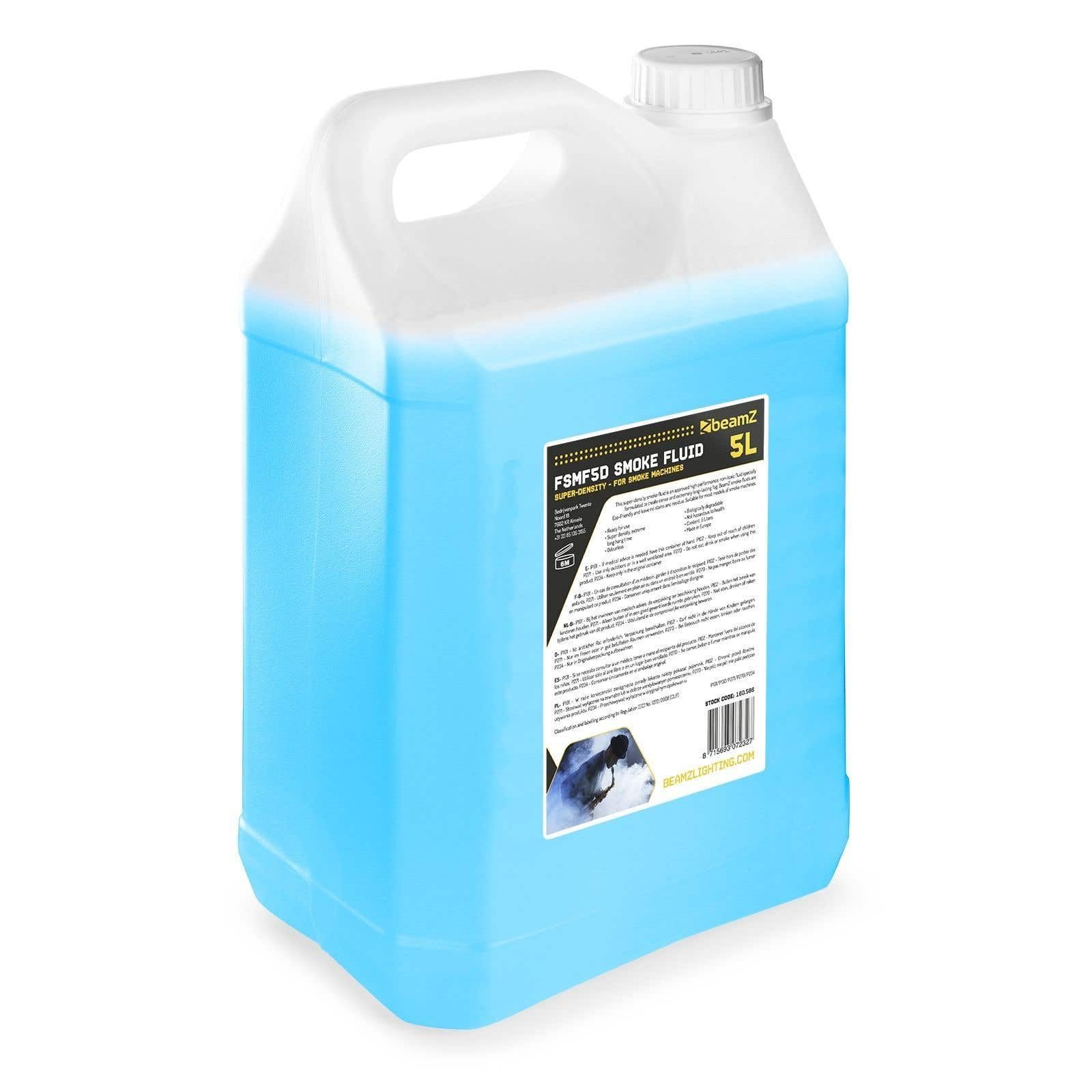 Liquido per macchina del fumo, 5 l, alta densità, bleuBeamZ