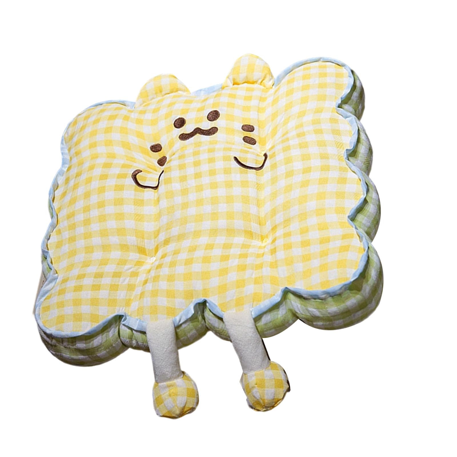 Tsophreniq Multipurpose Checkered Cushion PP Cotton Filled Supportive Seat Pad for Sofa Floor Sitting Home Decors Accent Chair Cushion
