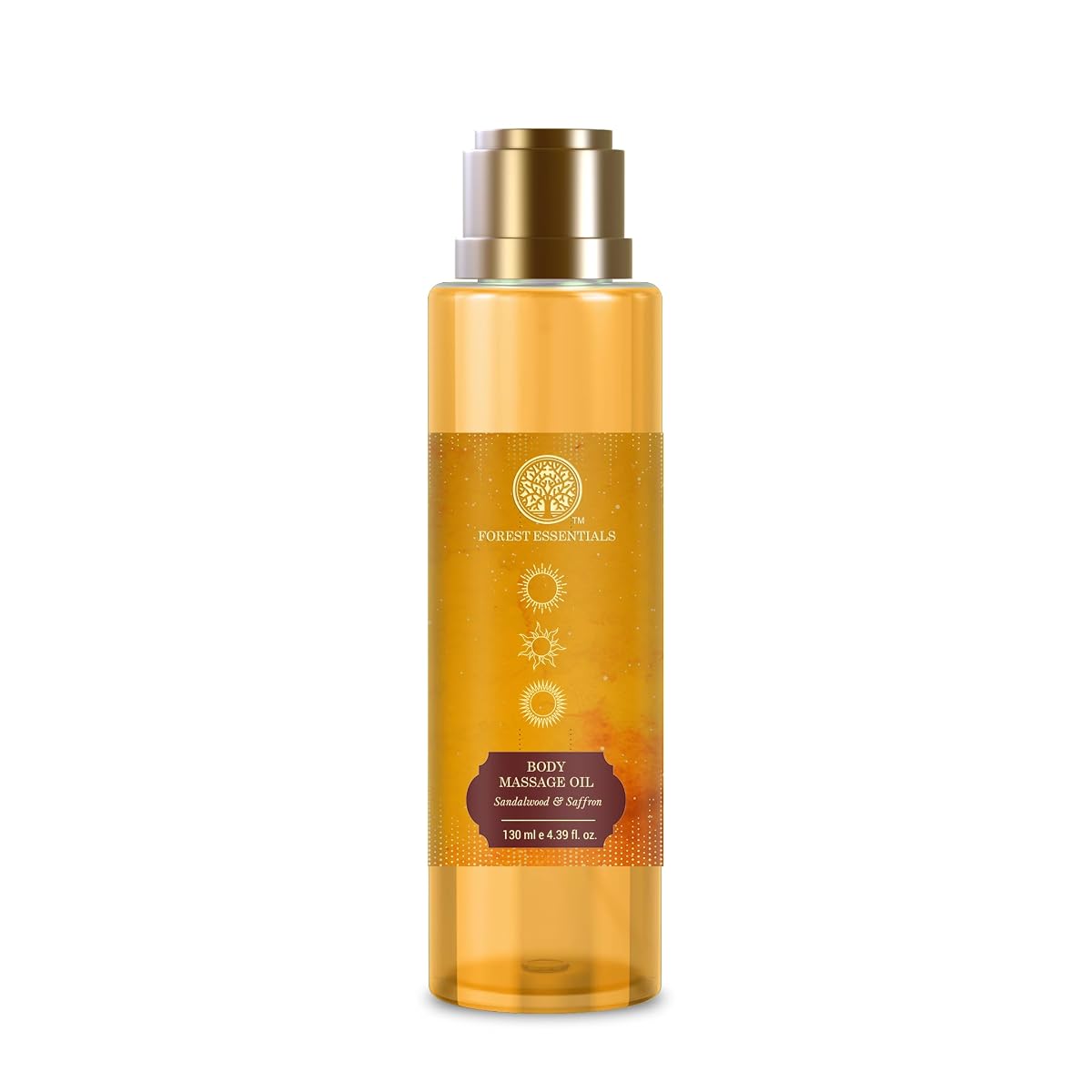 Forest Essentials Body Massage Oil Sandalwood & Saffron | Ayurvedic