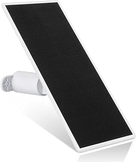 Wasserstein Panel solar de alta calidad, cargador de panel solar para Google Nest Cam exterior o interior, batería - 3.5 W de energía solar - Hecho para Google Nest