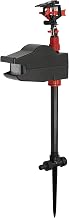 PestBye® Set of 1 Jet Spray Repeller Motion Activated Fox Deterrent (Connects to Garden Hose, Battery Powered)
