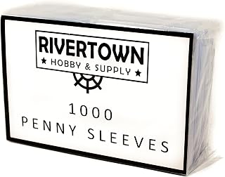 Generic 1000 Penny Sleeves - Card Protectors for All Trading Cards - 10 Pack of 100 Plastic Card Holders - 1,000 Card Sleeves - InvestxProtect (Penny Sleeves,1000 Pack)