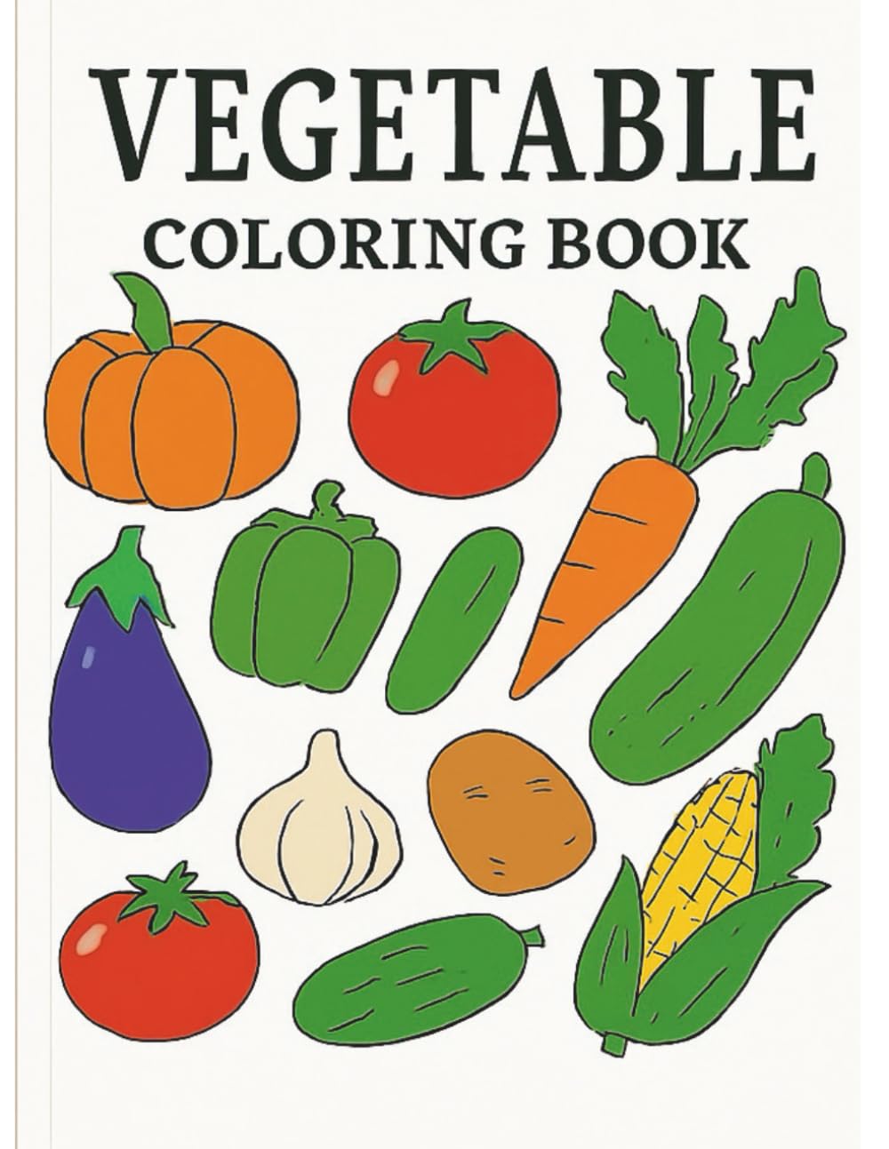 Veggie Vibes: A Coloring Adventure