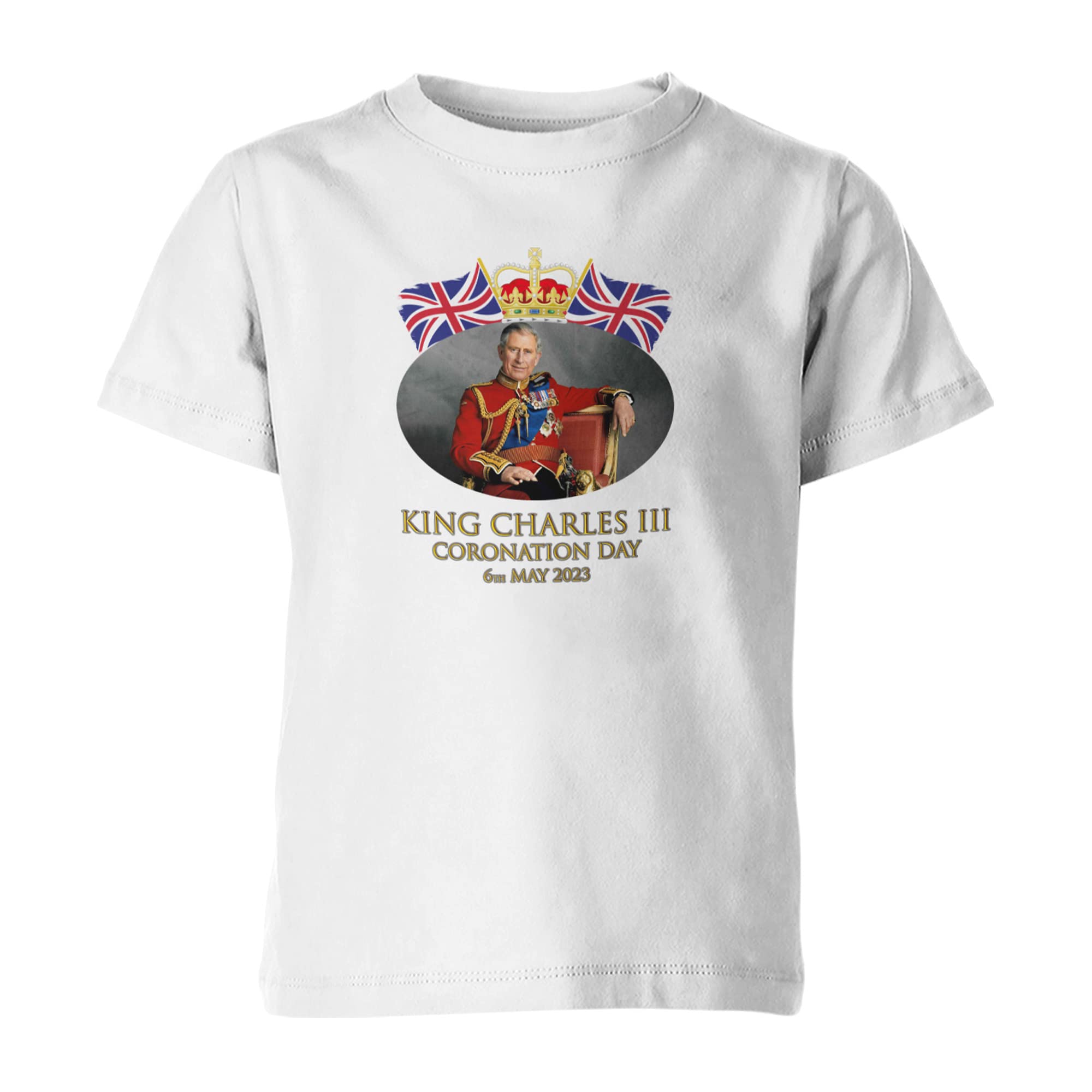 Kings Coronation T Shirt 2023 Official Photo King Charles III Commemorative Souvenir Gift His Majesty The King Royal Memorabilia Gifts Coronation Memorabilia