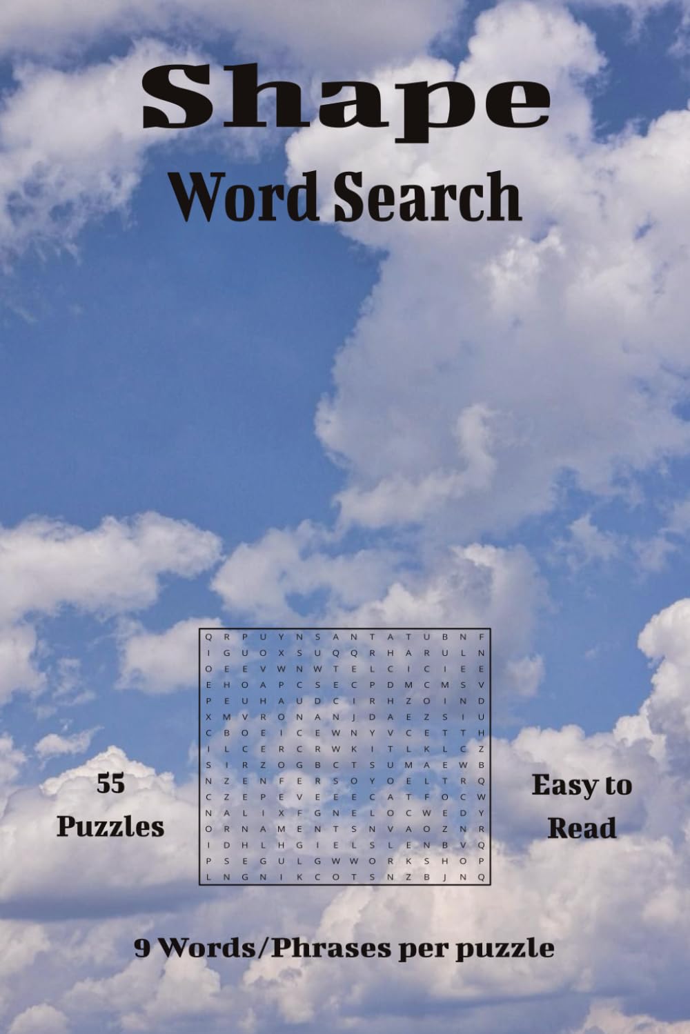Shape Word Search: A Fun Geometry & Shapes Word Search Book for All Ages