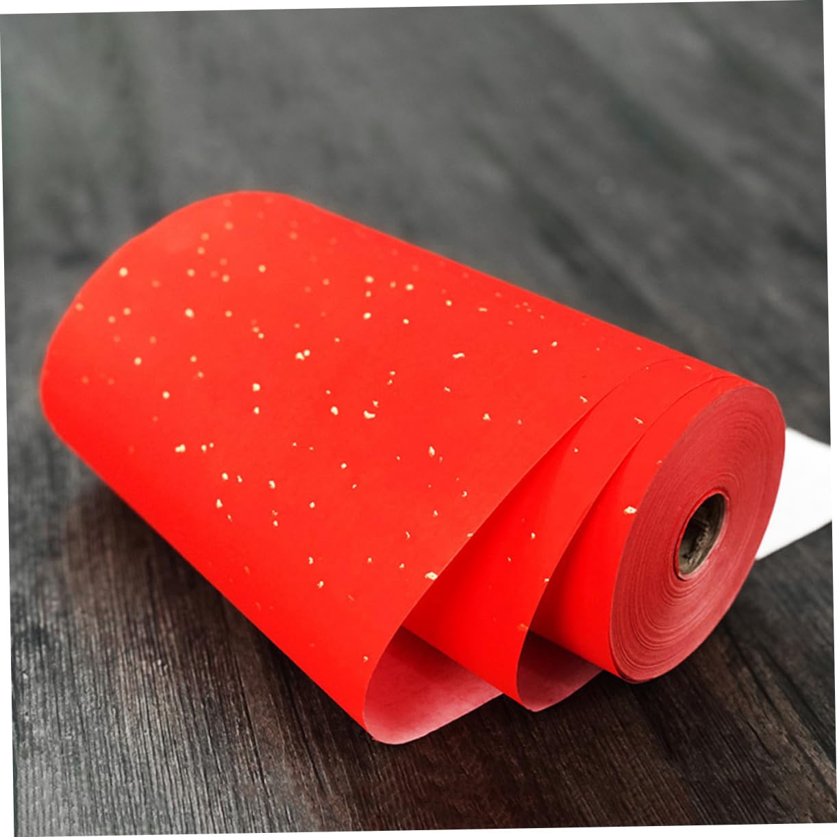 Wierszyki noworoczne, Dekoracje chińskiego Nowego Roku Kuplety noworoczne, Ozdoby chińskiego Nowego Roku Kuplety festiwalu wiosennego, 2 rolki Papierowe kuplety wiosenne Posyp złote płytki papierowe