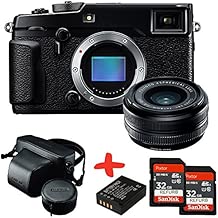 Allcam Bundle Fuji XPro2 Compact System Camera XF18 18mm F2 Pancake Lens Leather Case 2xSandisk 32GB Ultra Spare Battery Allcam Bundle Fuji XPro2 Compact System Camera XF18 18mm F2 Pancake Lens Leather Case 2xSandisk 32GB Ultra Spare Battery