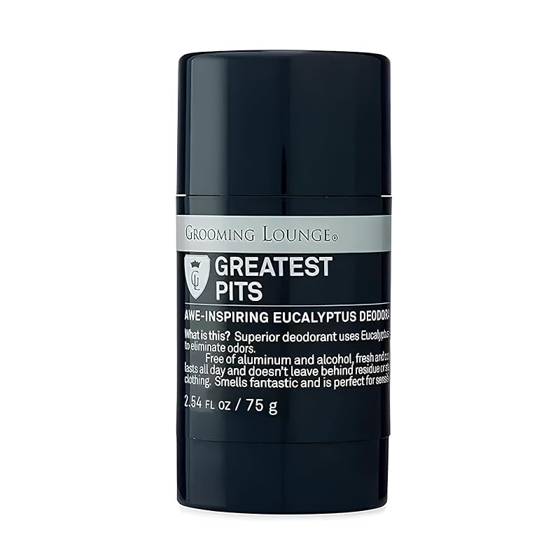 Desodorante Grooming Lounge Greatest Pits sem alumínio e álcool, 75 mL
