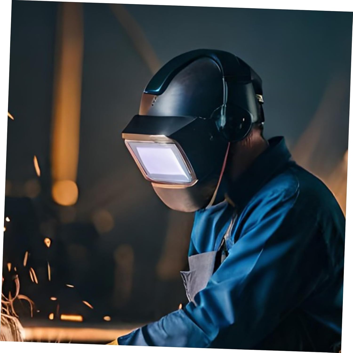 Ciieeo 100pcs Welding Helmet Lens Replacement Auto Darkening Lenses Safety Industrial Goggles for Welding Workers