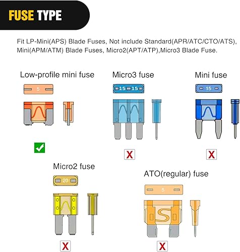 Miniatura 68 de Nilight - Portafusibles, adaptador TAP para fusibles de circuito adicional, portafusibles de hoja mini ATM APM (paquete de 10)
