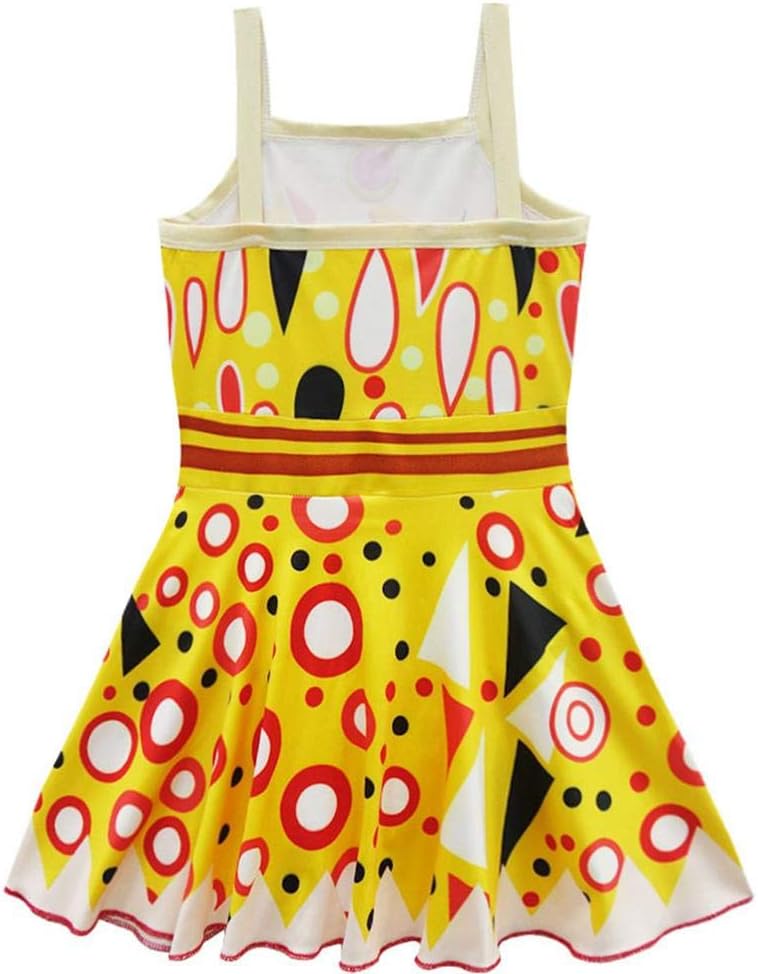 Dressy Daisy Toddler Kids Girls One Piece Swimsuit Swimwear Swimming Suit Fancy Bathing Suit Swim Wear with Skirt