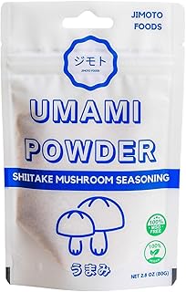 Umami Powder – Shiitake Mushroom Seasoning, Flavor Enhancer Perfect for Broths, Rubs & Cooking. MSG free & Vegan (1 Pack - 2.8 Ounce Pouch)