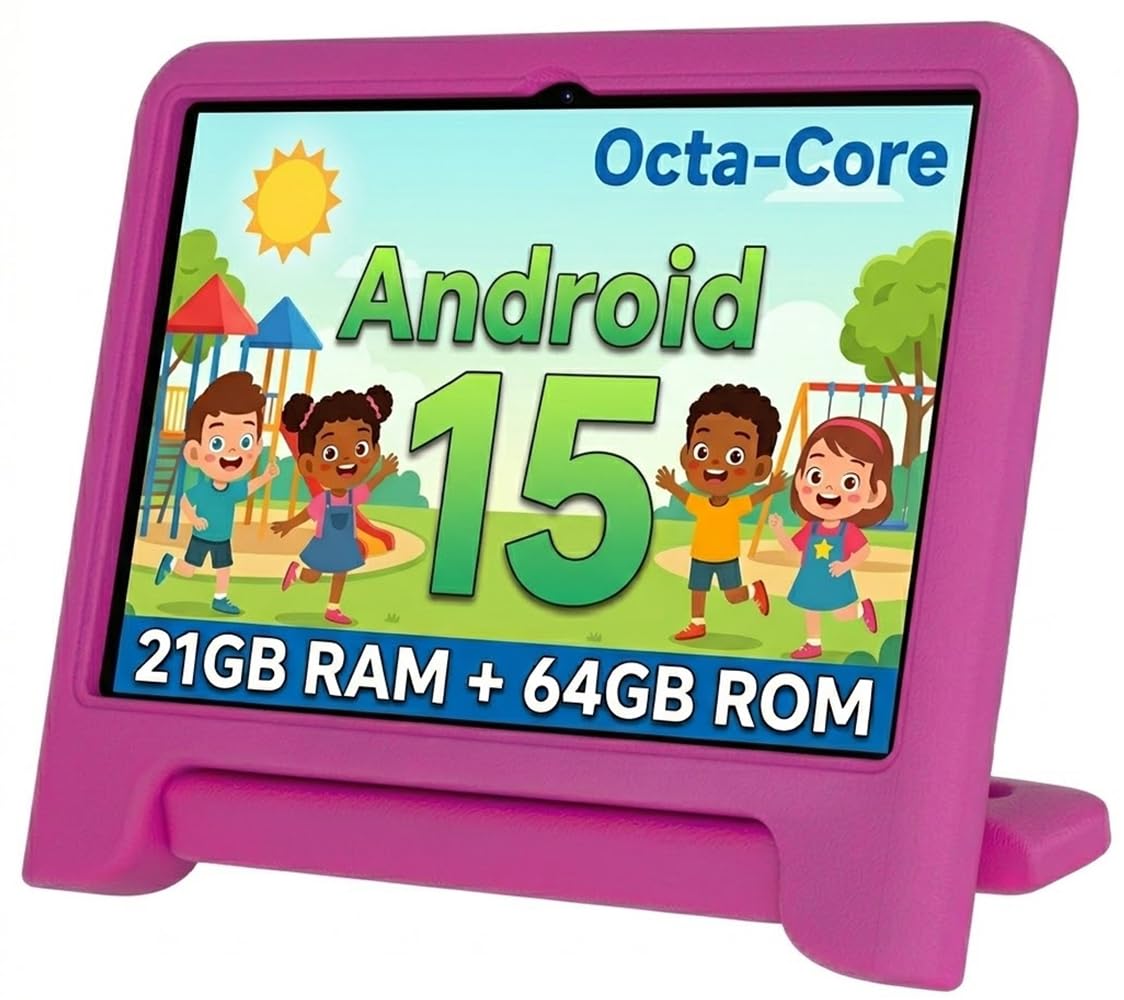 WXUNJA Android 15 Kids Tablet