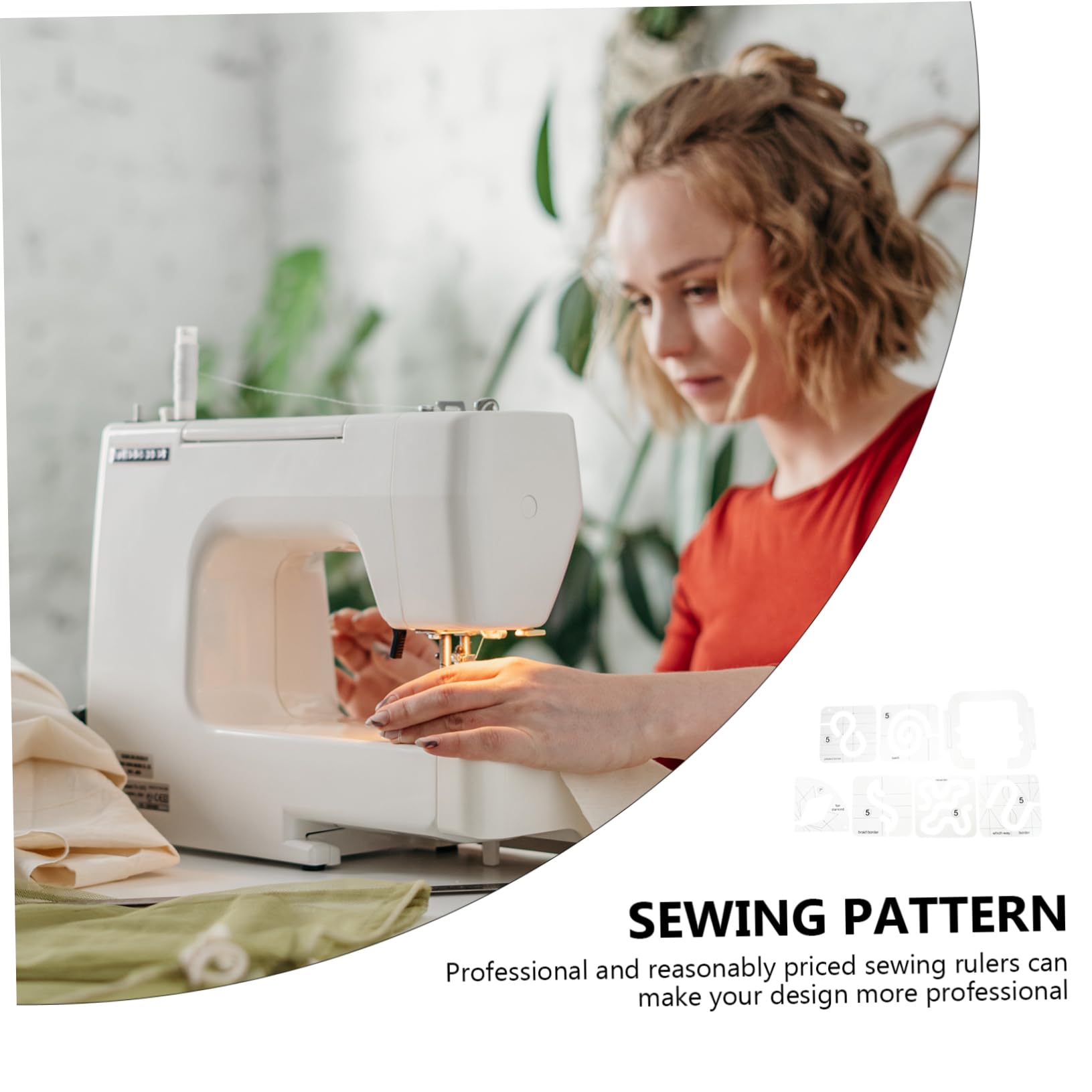 EXCEART 7 Piezas Plantilla De Regla Para Patchwork Regla Transparente De Acrílico Para Manualidades Patrones De Bricolaje Para Ropa