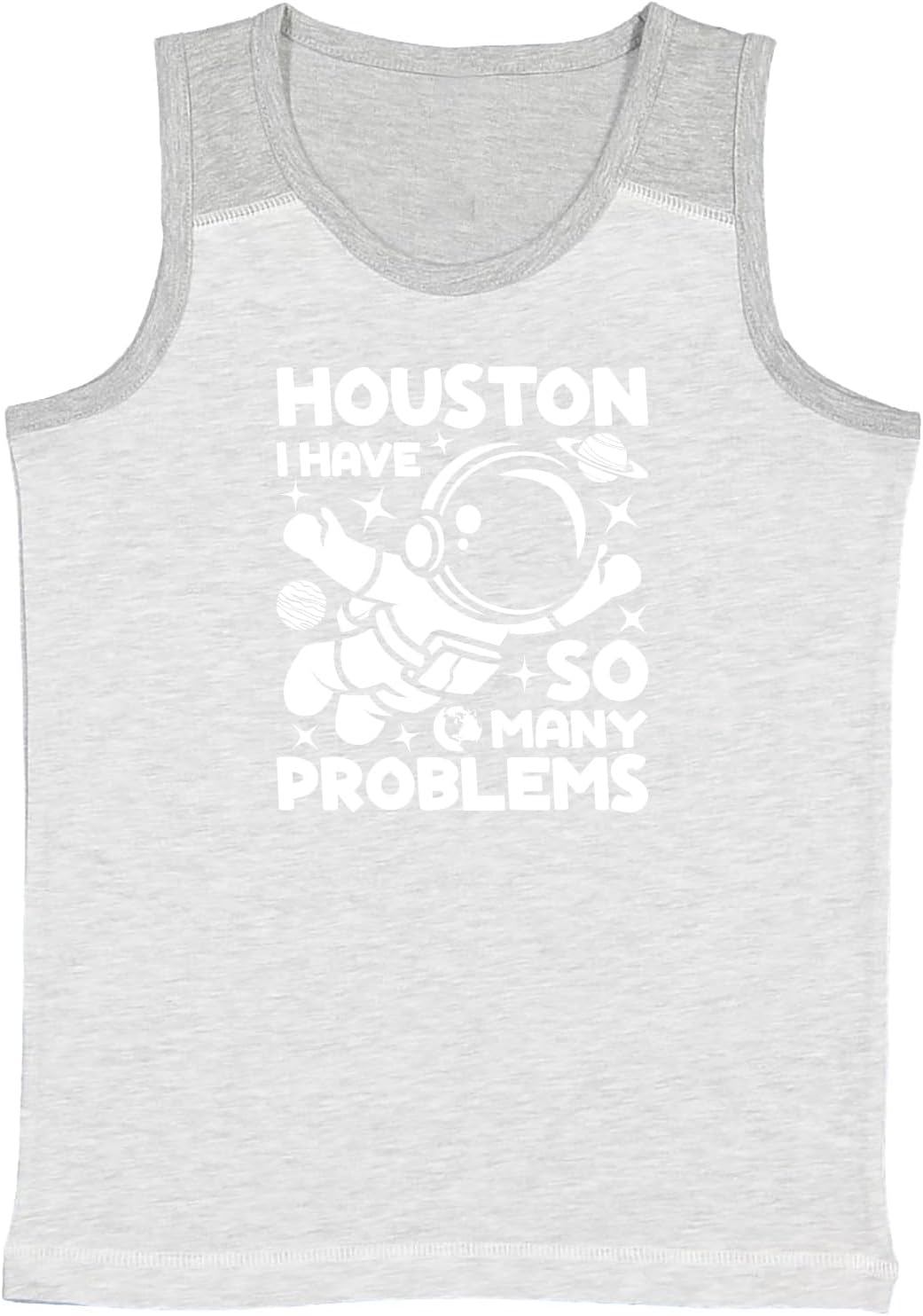 Tcombo Houston I Have So Many Problems - Youth Contrast Back Tank Top
