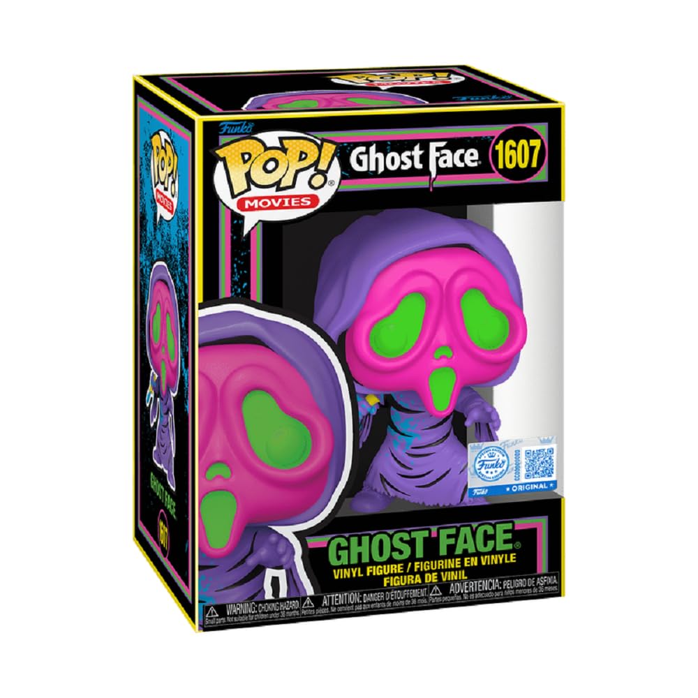 Amazon.com: Funko Scream Ghostface Blacklight Ghost Face Exclusive