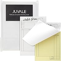 Vista 2 de Juvale Receipt Book with Carbon Copies & Work Order Forms - 5.5 x 8.5 in, White, 2 Pads, 100 2-Part Carbonless Sheets - Invoice Receipt Book & Order