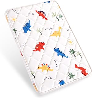 Lillibearas Pack n Play Mattress 38x26x1.5" - Firm Foam Support, Breathable Cover, Portable Playard Pad for Babies & Toddlers