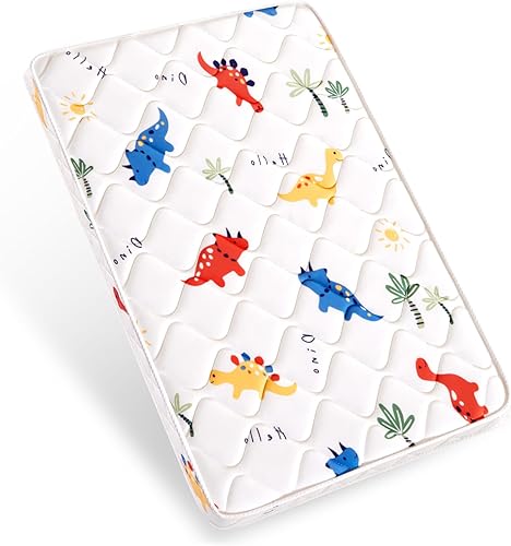 Cubrecolchón Pack and Play, 38 x 26 pulgadas, suave y firme de espuma prémium Pack N Play, colchón de espuma para bebé sin olor, colchón portátil de