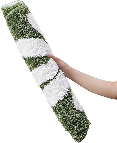 Miniatura 8 de Bonita alfombra de baño, tapete antideslizante de absorción de agua, suave y lavable a máquina, para dormitorio, cocina, baño, inodoro, 25.6 x 25.6