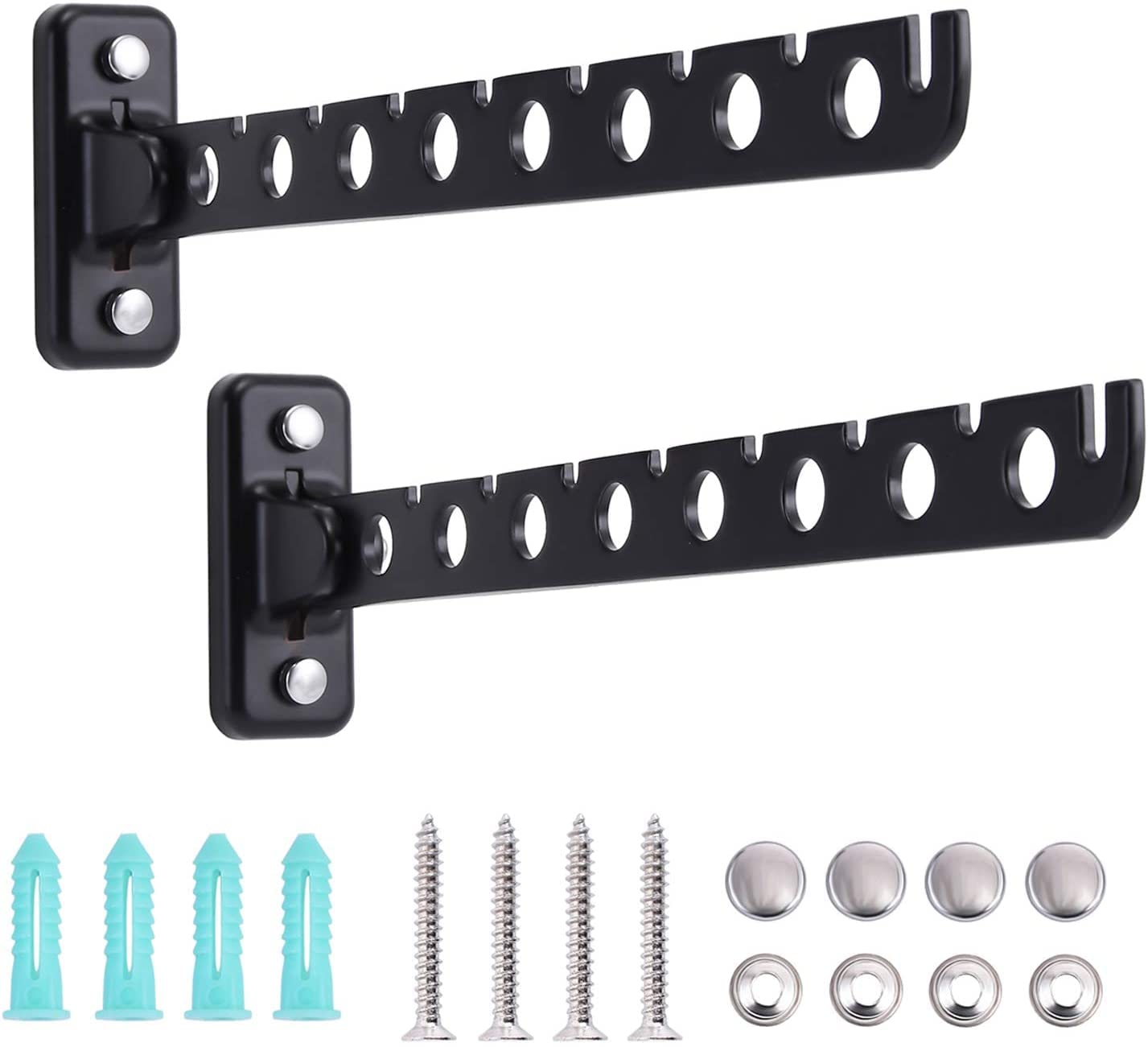 Buy MIXDE 2Pack Laundry Hanger Dryer Rack Wall Clothes Hanger Laundry