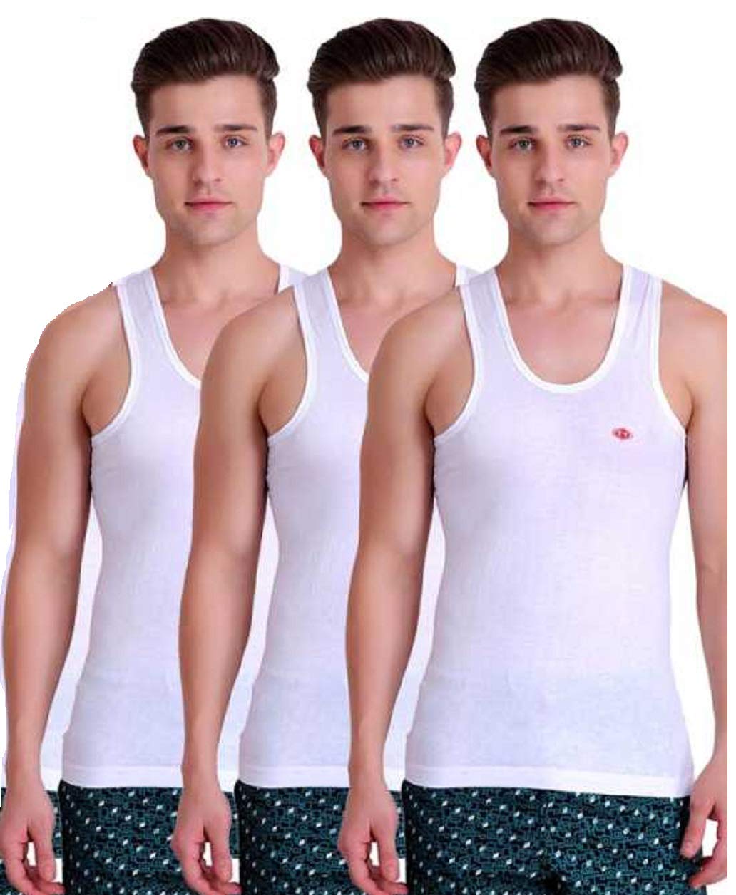 t t Mens Titanic 100% Cotton Shrink Controlled Regular Fit Vest-picture-22