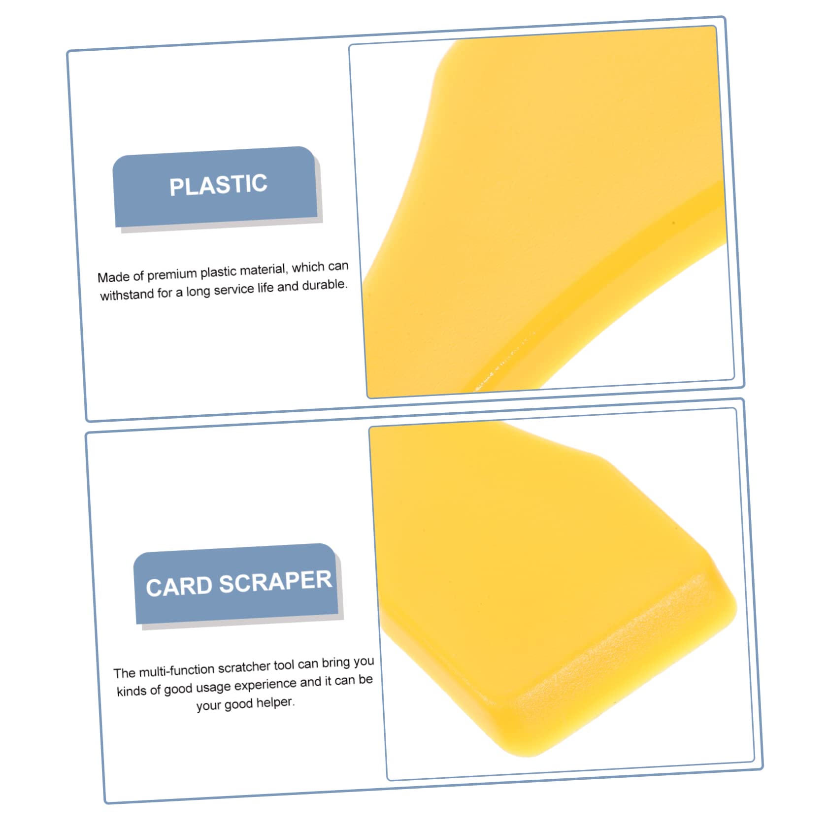 STOBOK 4sets Scratcher for Tickets Card Scratcher Tools Plastic Scraper 10pcs*4