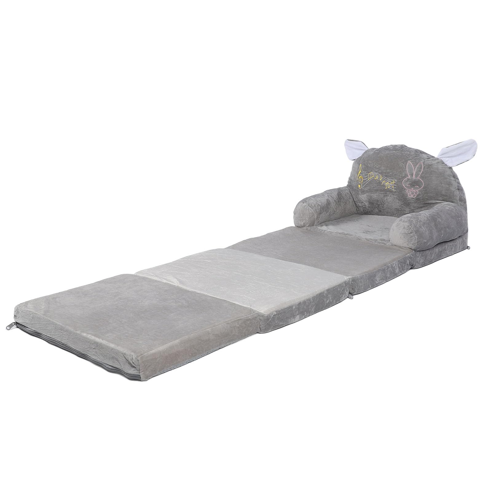 Children Sofa, WearResistant Kids Chair Foldable Cute Cartoon for School (Folding in quarters)