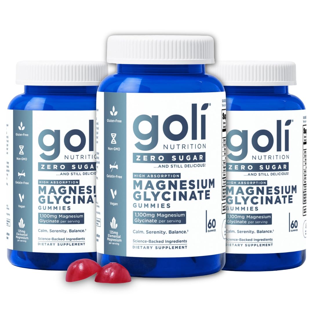 Goli Zero Sugar Magnesium Gummies - 125mg Magnesium (from Magnesium Glycinate) with Vitamin D - No Artificial Sweeteners, No Sugar Alcohols - Vegan, Keto-Friendly, Gluten-Free — Amazon image 10