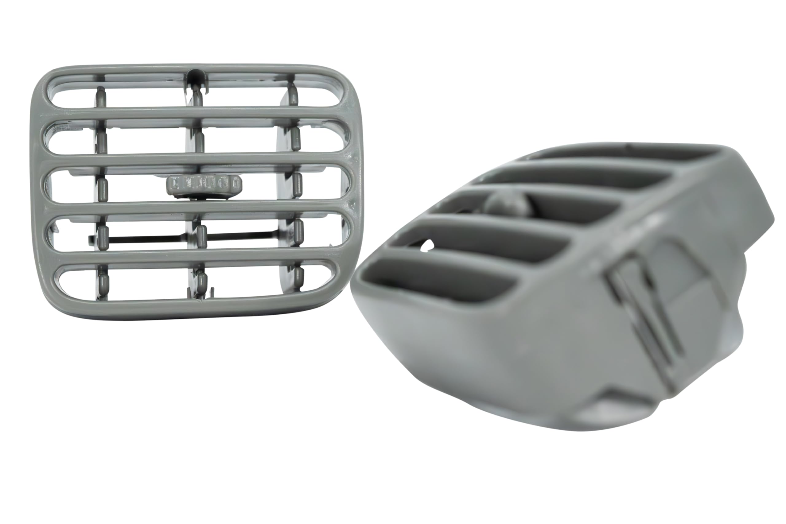 2 grilles d'aération centrale grises | Installation facile & qualité OEM | Compatible avec Renault Clio II | FINAO AUTOPARTS