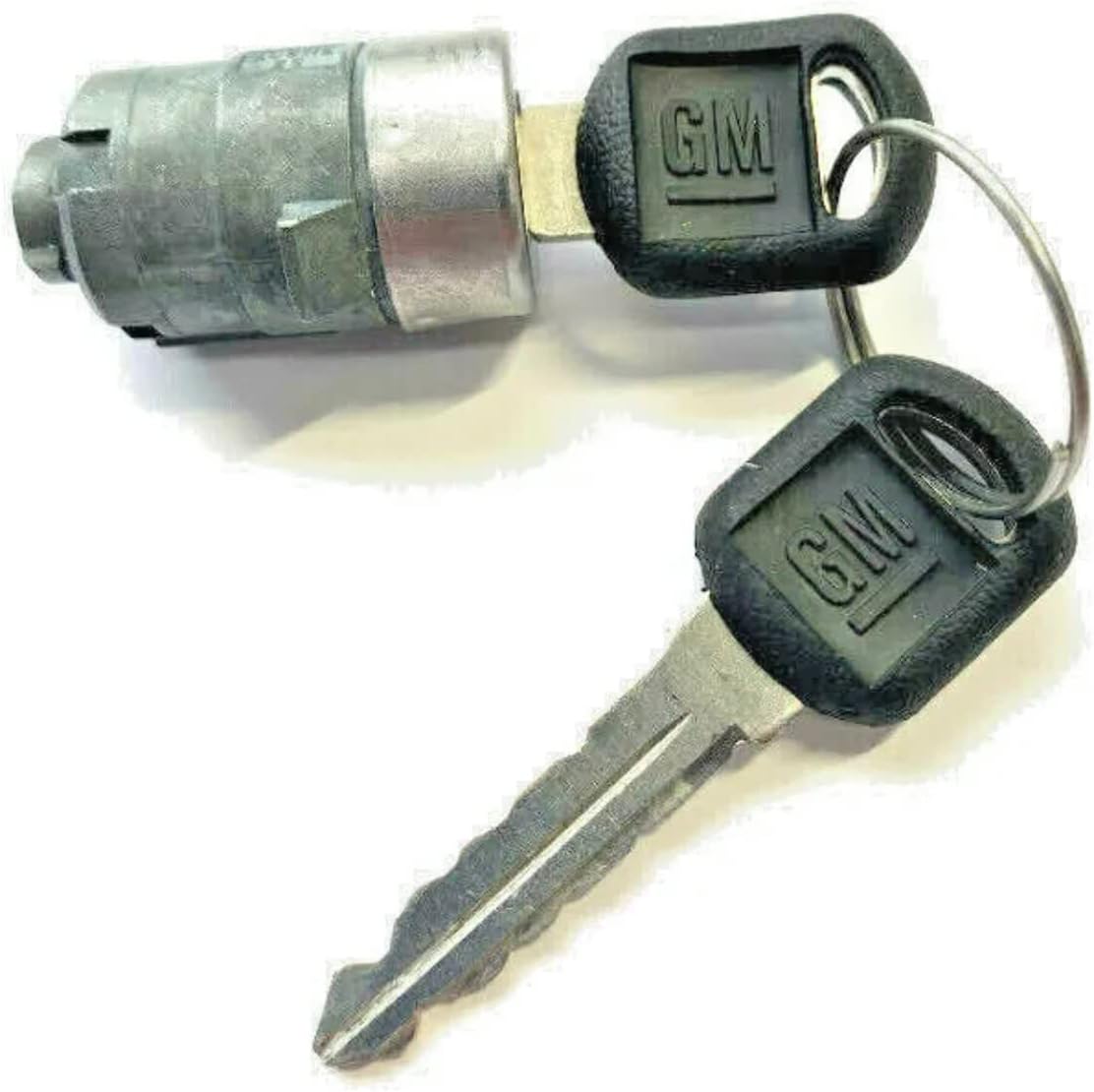 NEW Chevy OEM Single Door Lock Cylinder W/2 OEM Bowtie Logo Keys-706592 + 598007