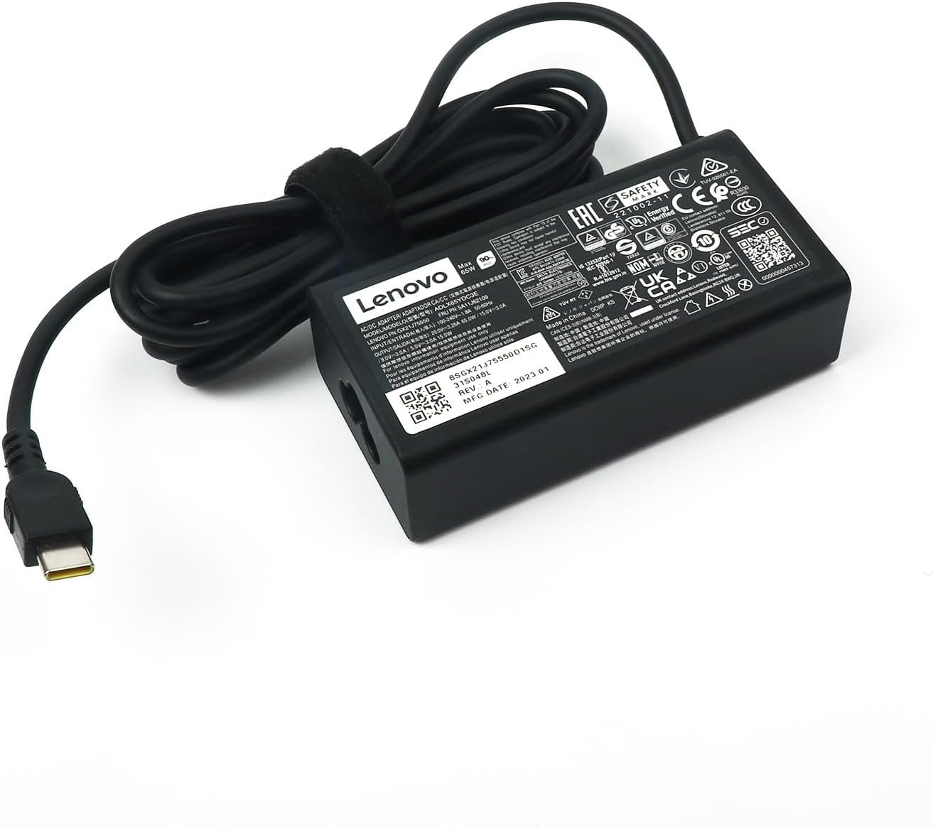 Lenovo Laptop Charger 65W Watt USB Type C(USB-C) AC Power Adapter - ThinkPad X1 Carbon Gen 11,E16, ADLX65YDC3E - Image 4