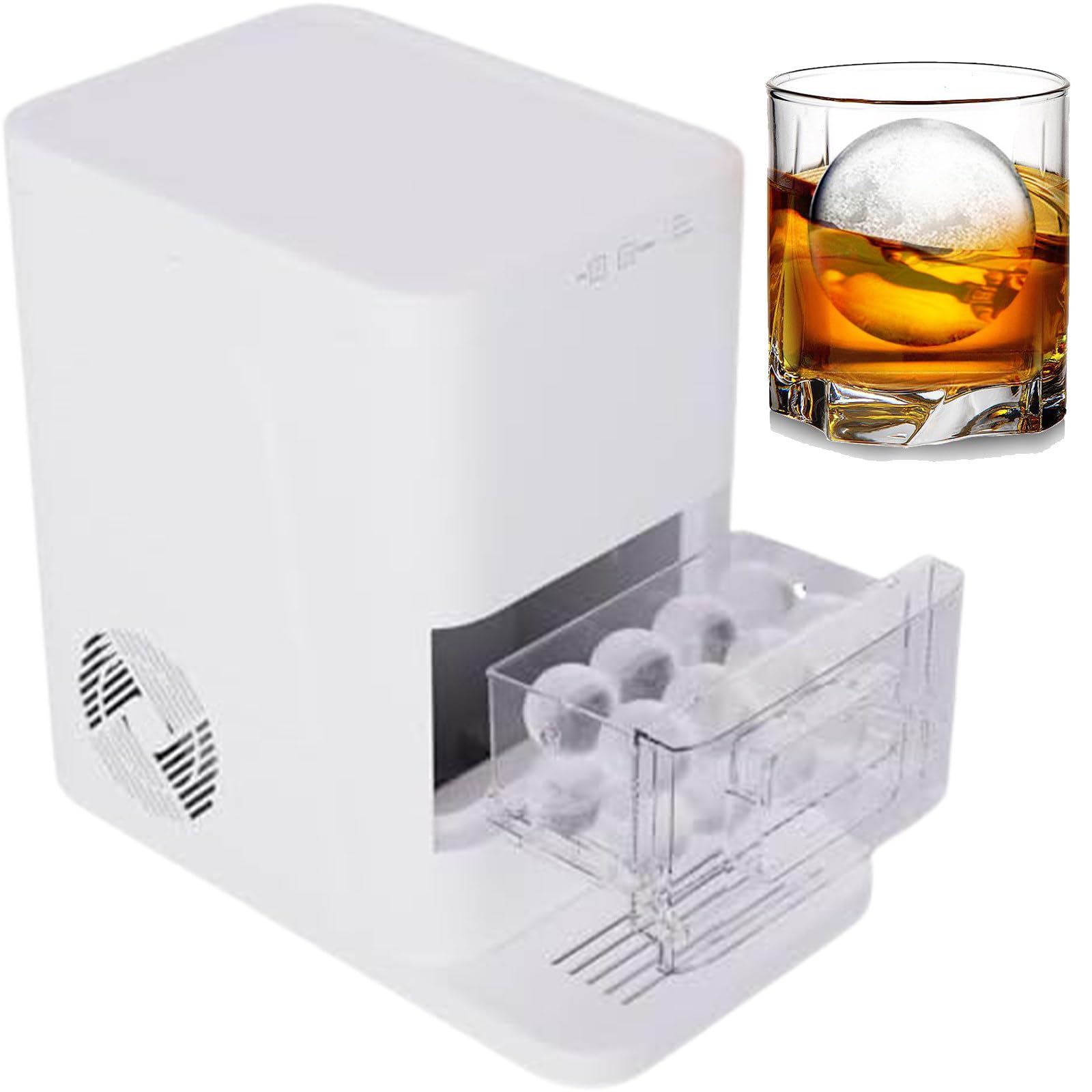 Machine à glaçons autonettoyante avec moule à glace de 2 pouces pour whisky
