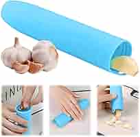 Pela Aglio Joseph Joseph Duo - In Silicone, Sbucciatura Facile E Veloce, Azzurro - Foto 4